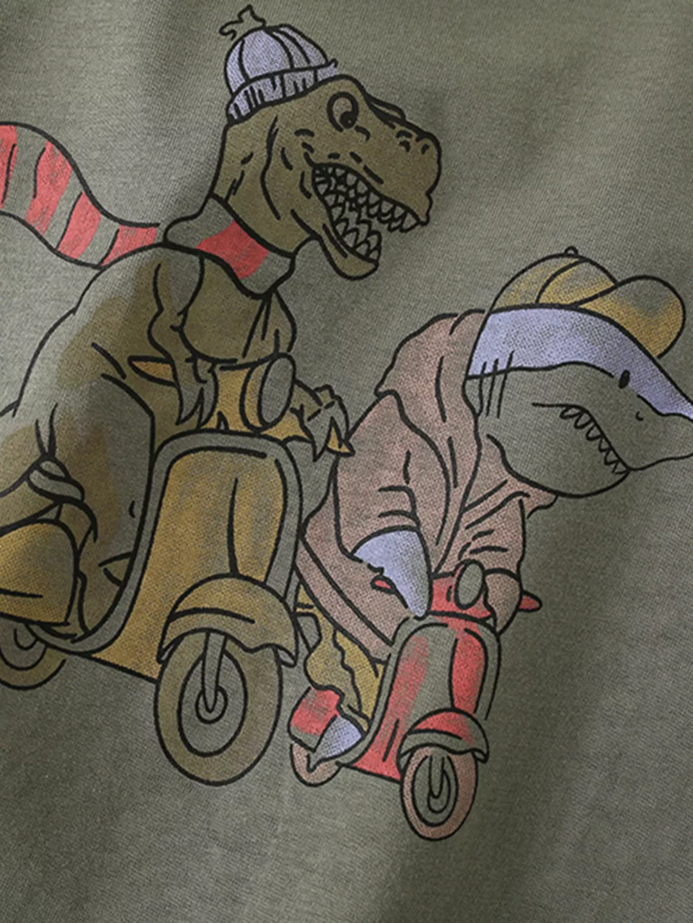 Children's Dinosaur Round Neck T-Shirt, image 5