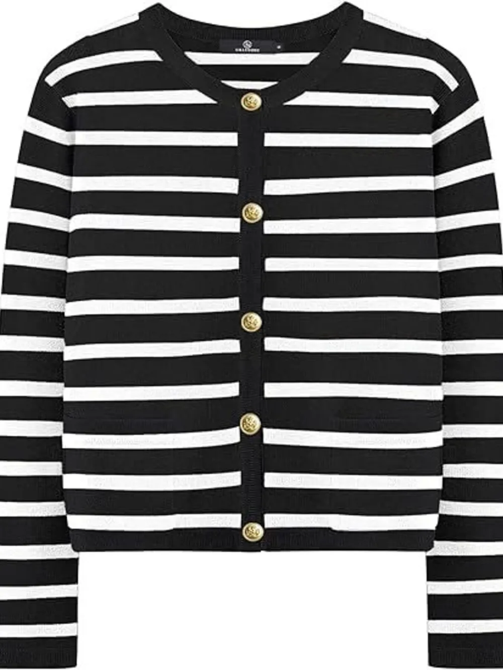 Striped Button-Up Cardigan, image 20