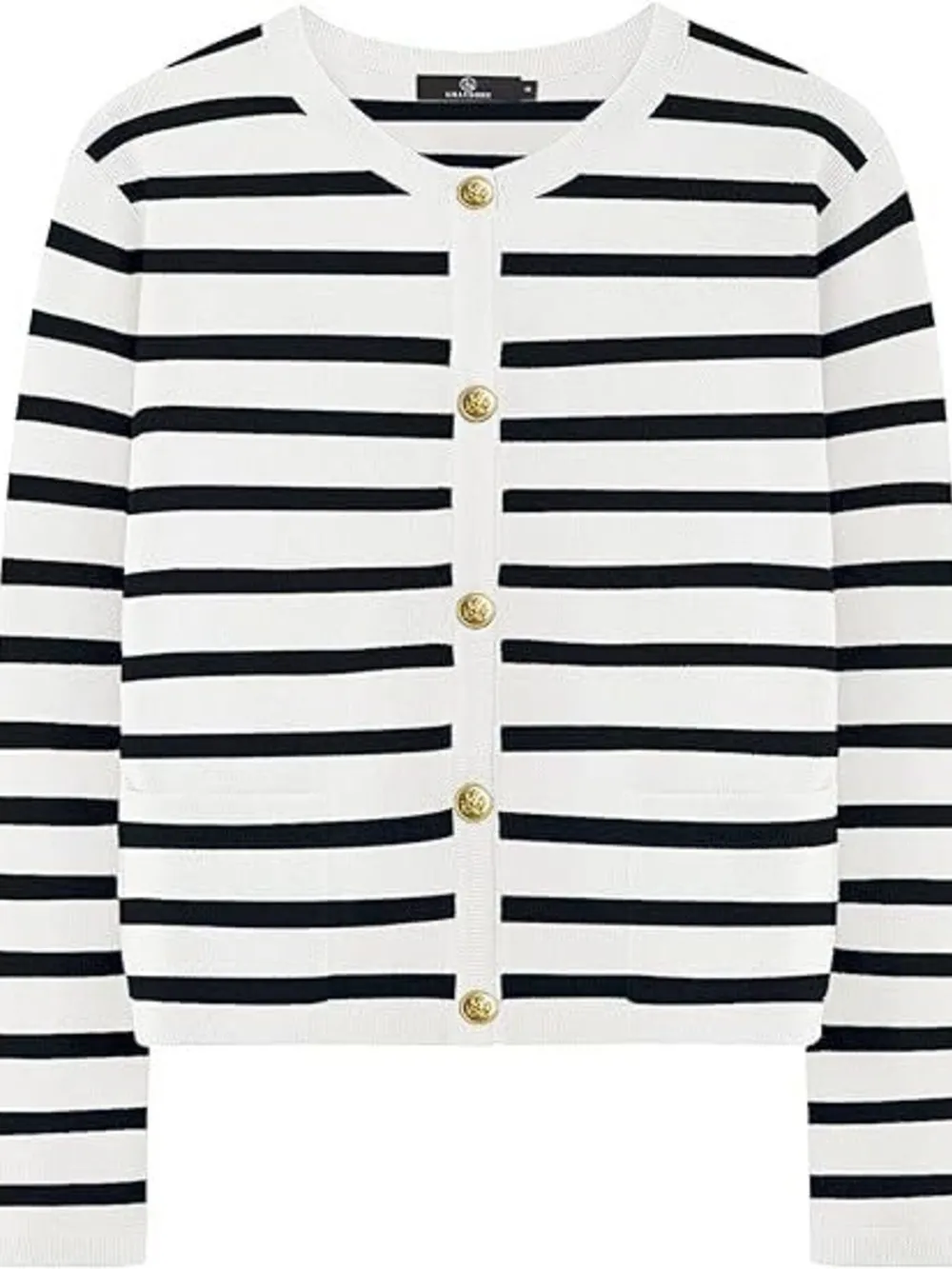 Striped Button-Up Cardigan, image 21
