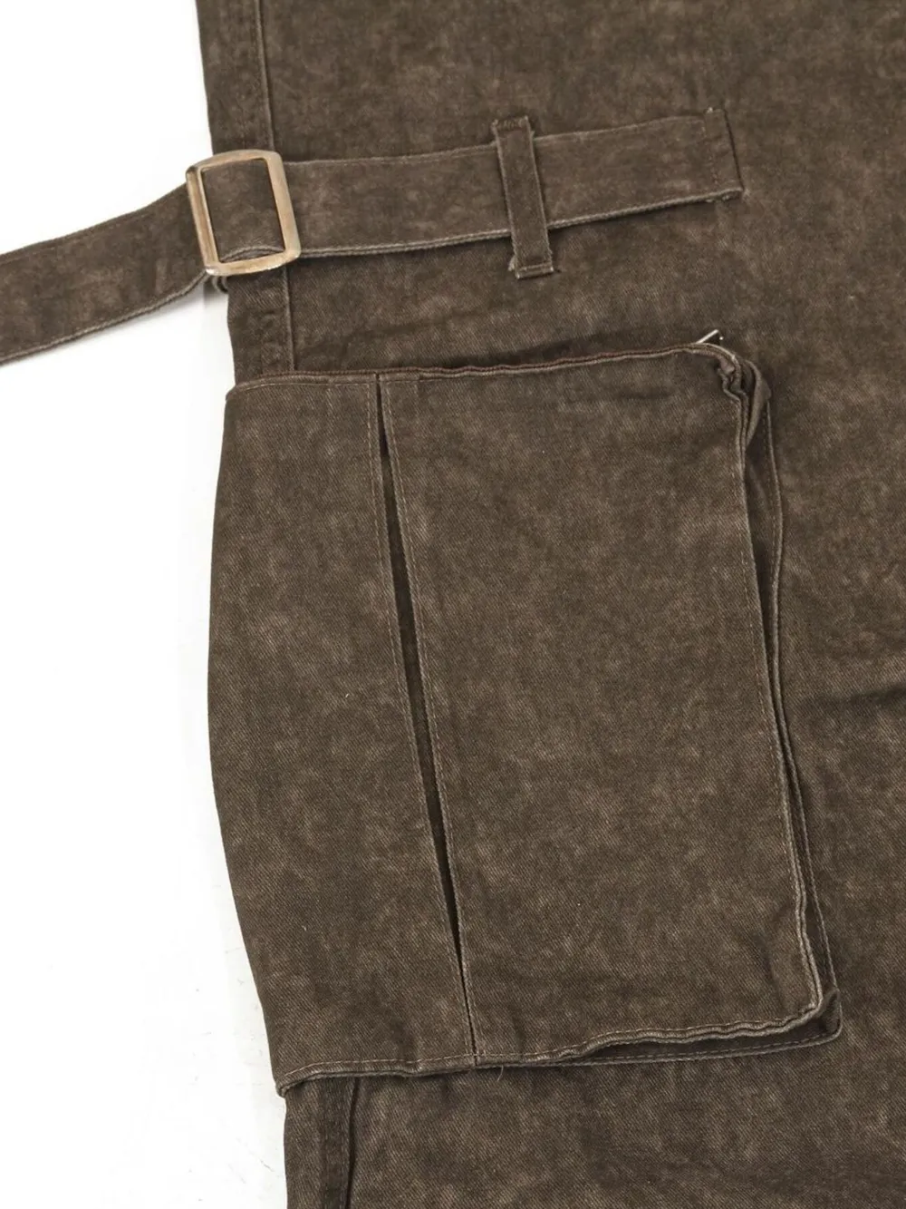 Men's Wide Leg Cargo Jeans, image 10