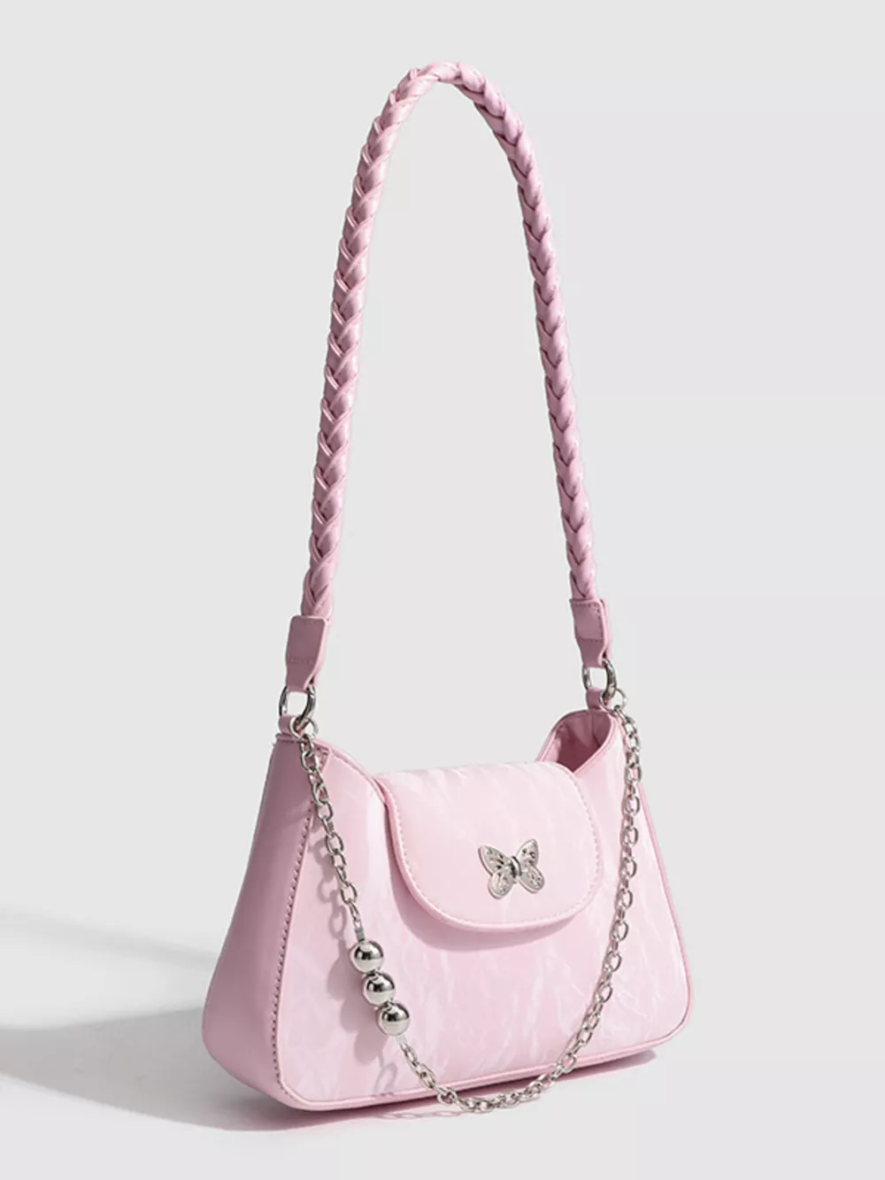 Butterfly Decor Chain Shoulder Bag, image 3