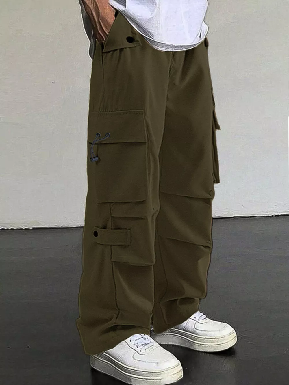 Men's Loose Fit Cargo Pants, image 6