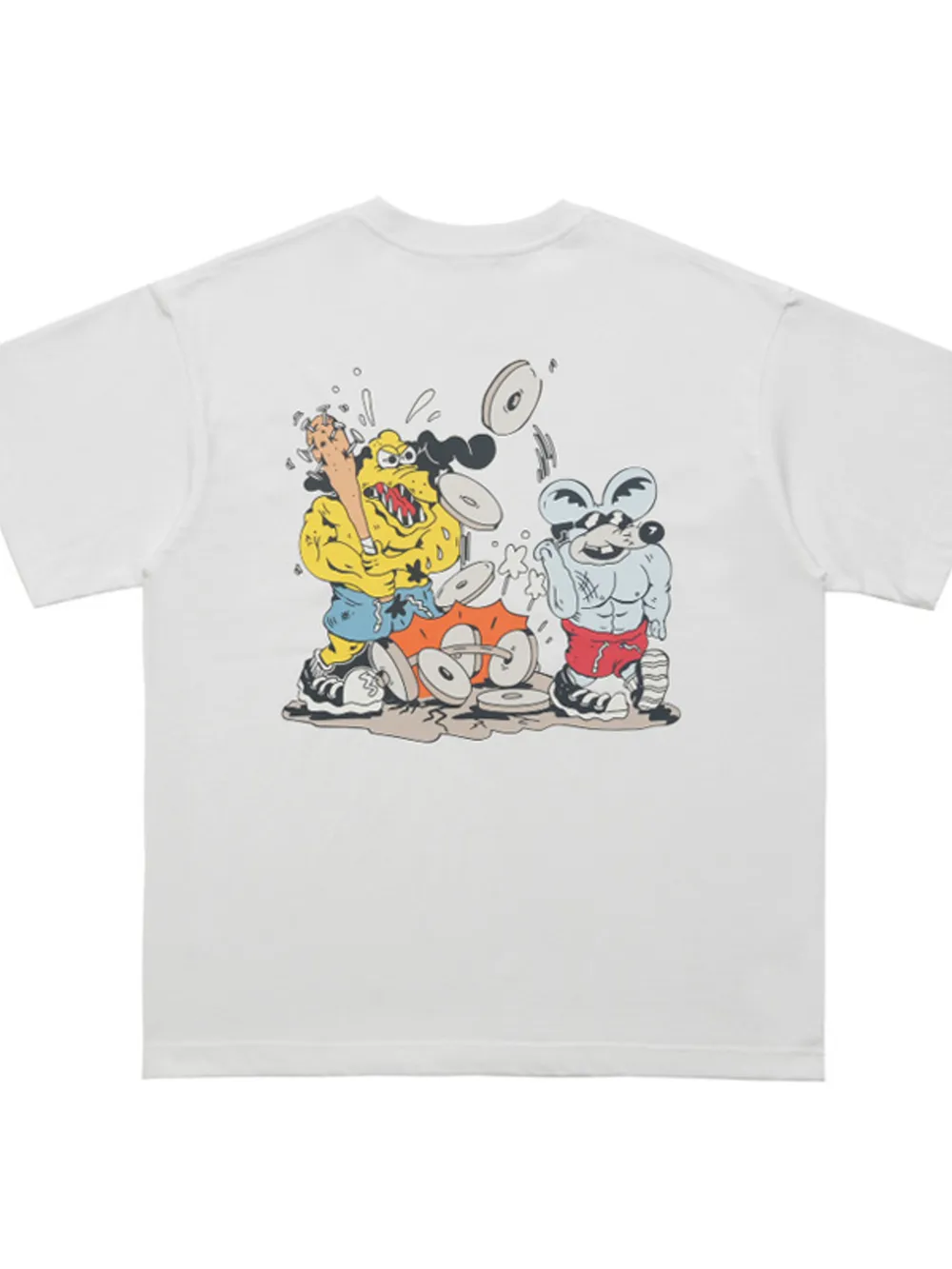 Men's Graphic Round Neck Short Sleeve T-Shirt, image 5