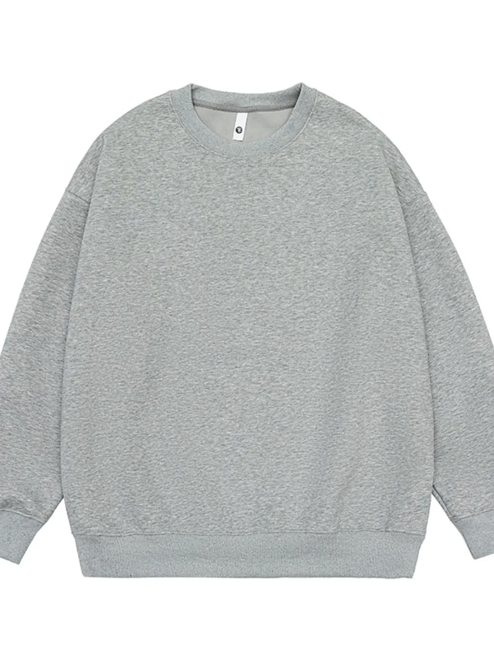 Men's Full Size Round Neck Dropped Shoulder Sweatshirt Plus Size, image 4