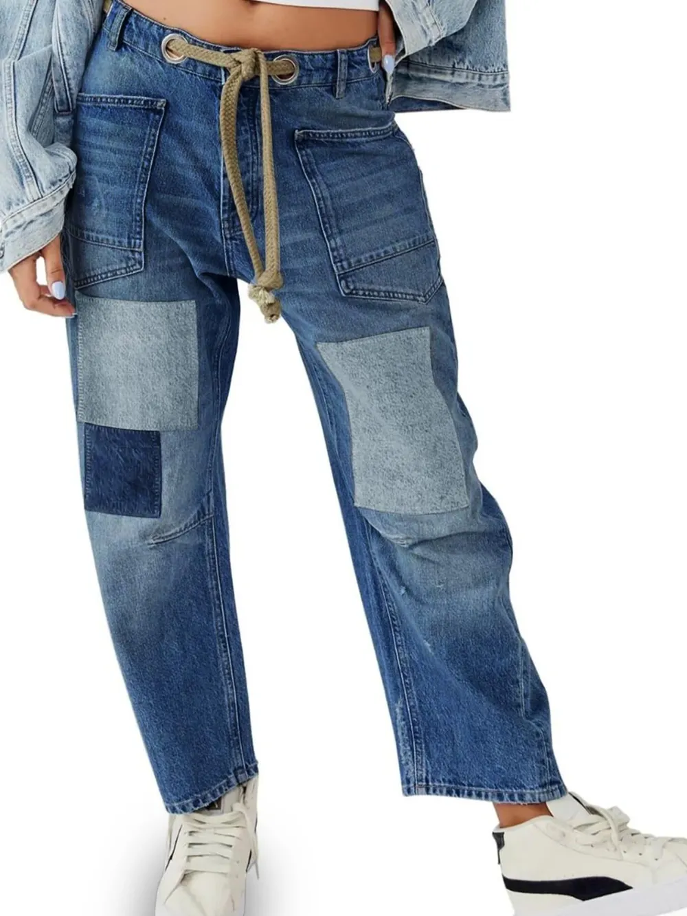 Washed Wide Leg Jeans, image 2