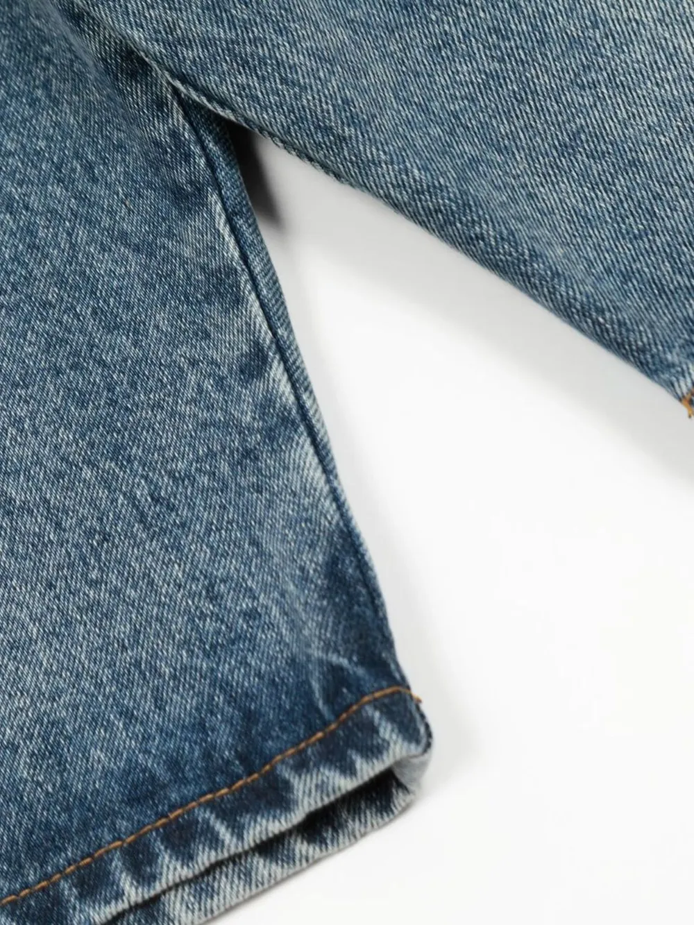 Men's Washed Wide-Leg Denim Shorts, image 14