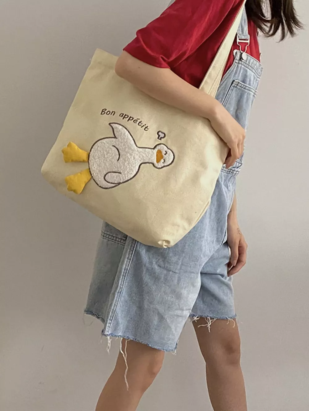 Duck Canvas Tote Bag, image 3