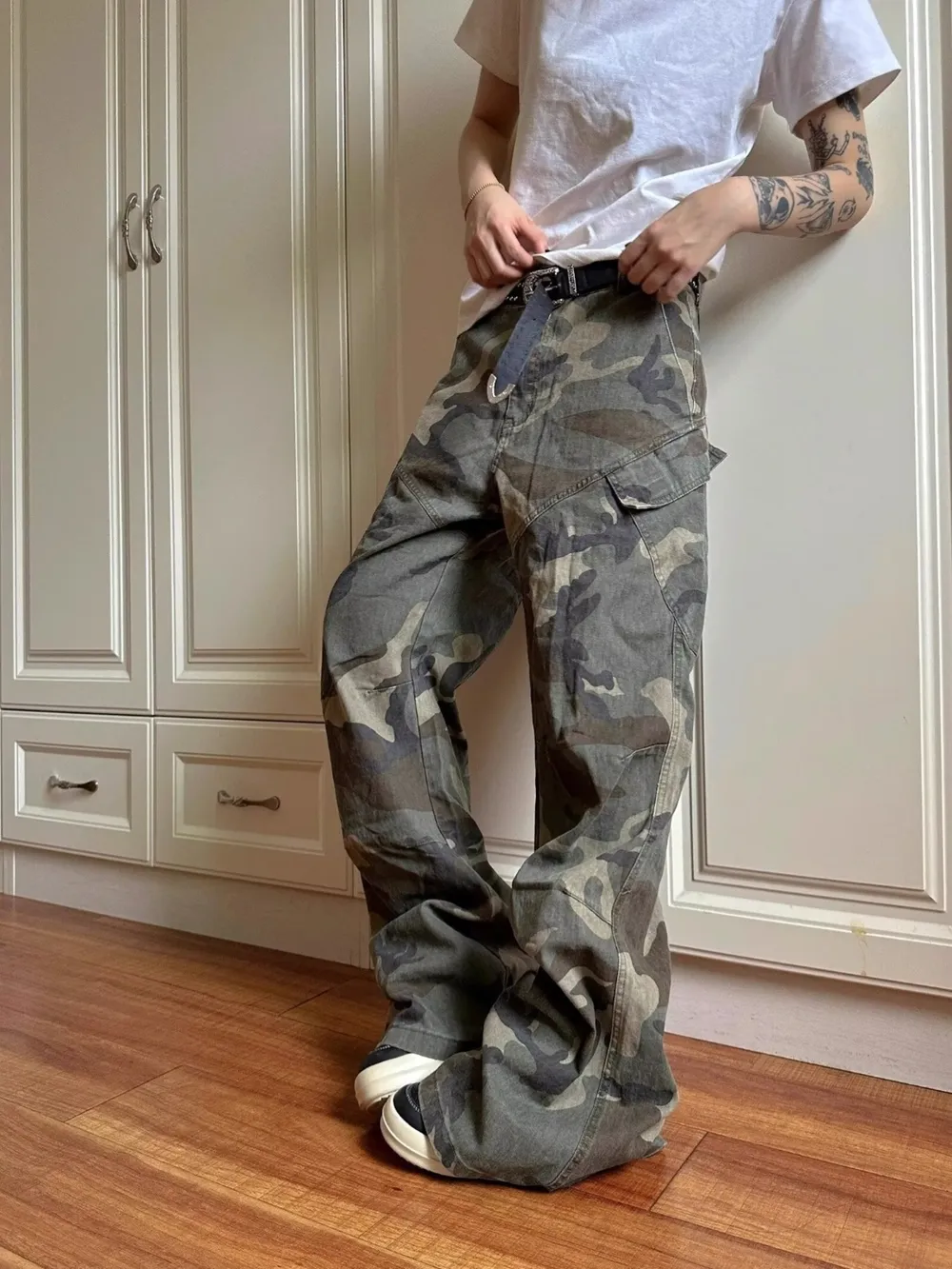 Men's Full Size Camouflage Cargo Jeans Plus Size, image 6