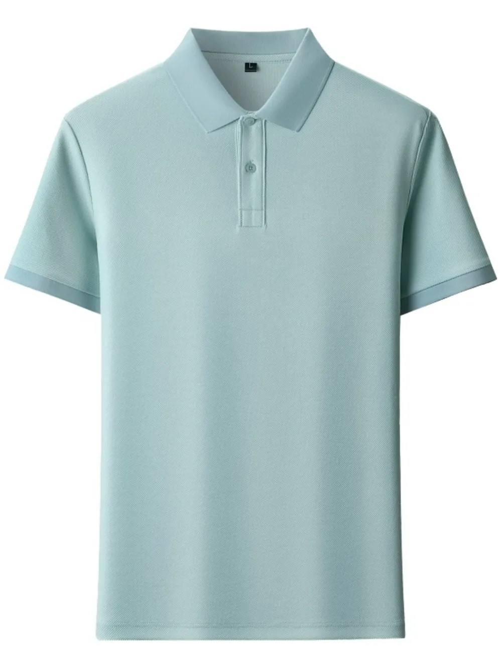 Men's Plus Size Button Detail Short Sleeve Polo