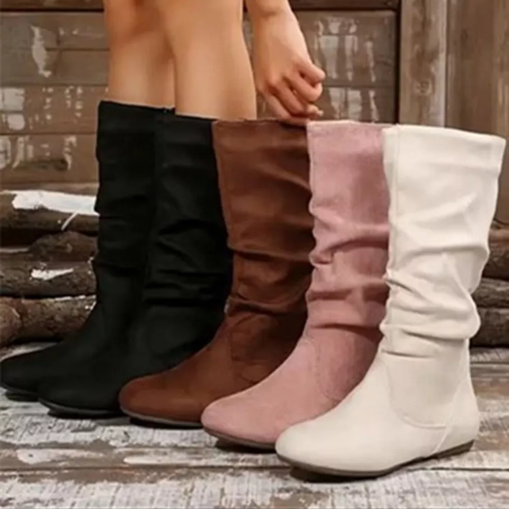 Size Zip Slouchy Boots, image 2