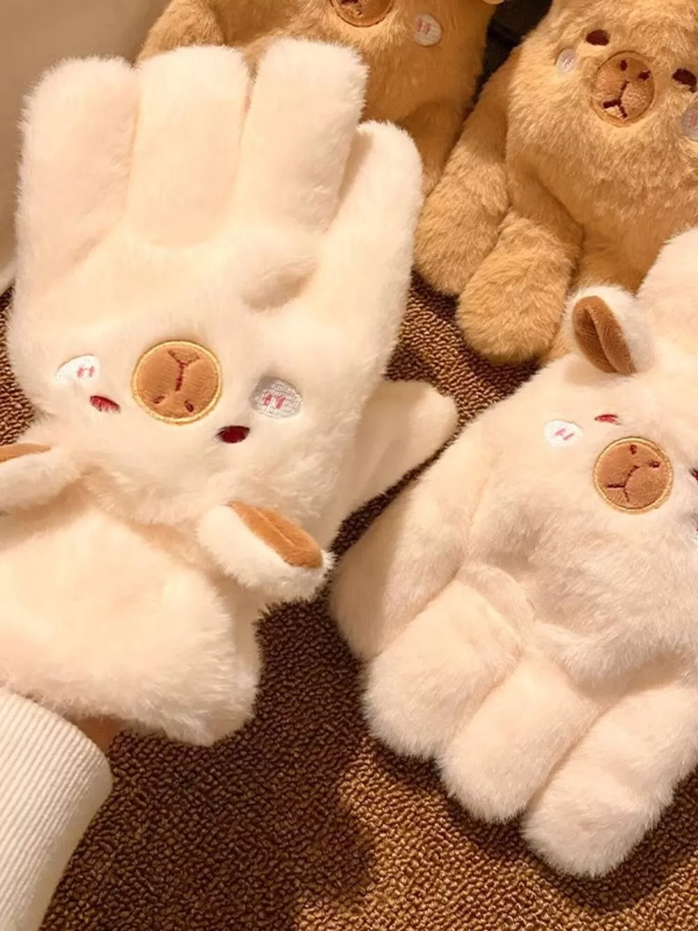 Cartoon Animal Plush Gloves, image 4