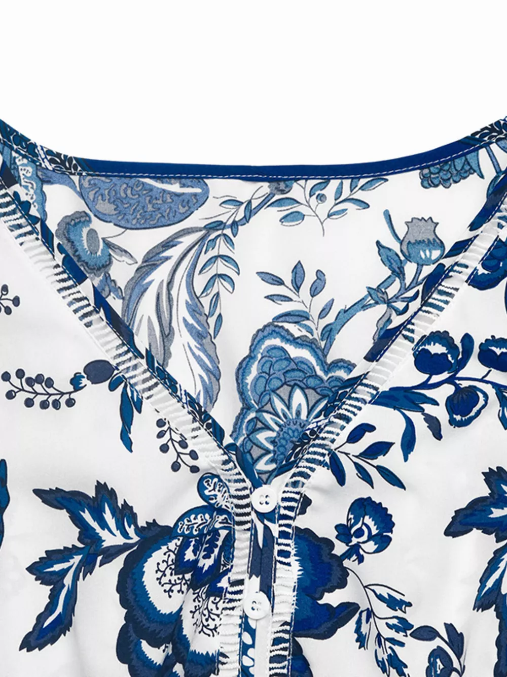 Floral Print Sleeveless V-neck Midi Dress, image 5