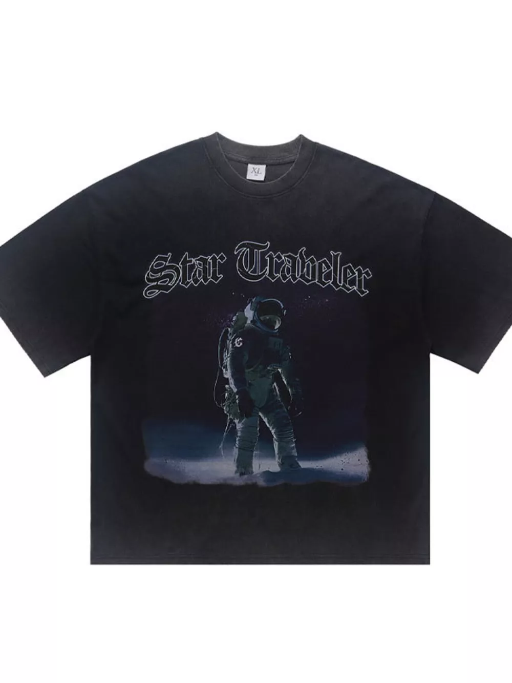 Men's Star Traveler Graphic Oversized T-Shirt, image 3