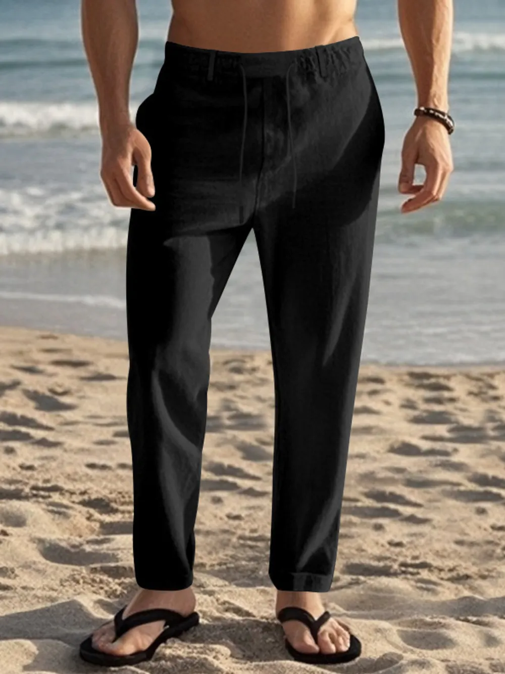 Men's Full Size Casual Drawstring Pants Plus Size, image 9