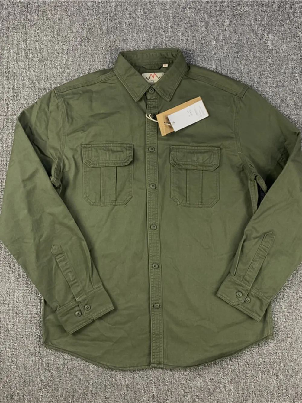 Men's Plus Size Button Up Long Sleeve Shirt