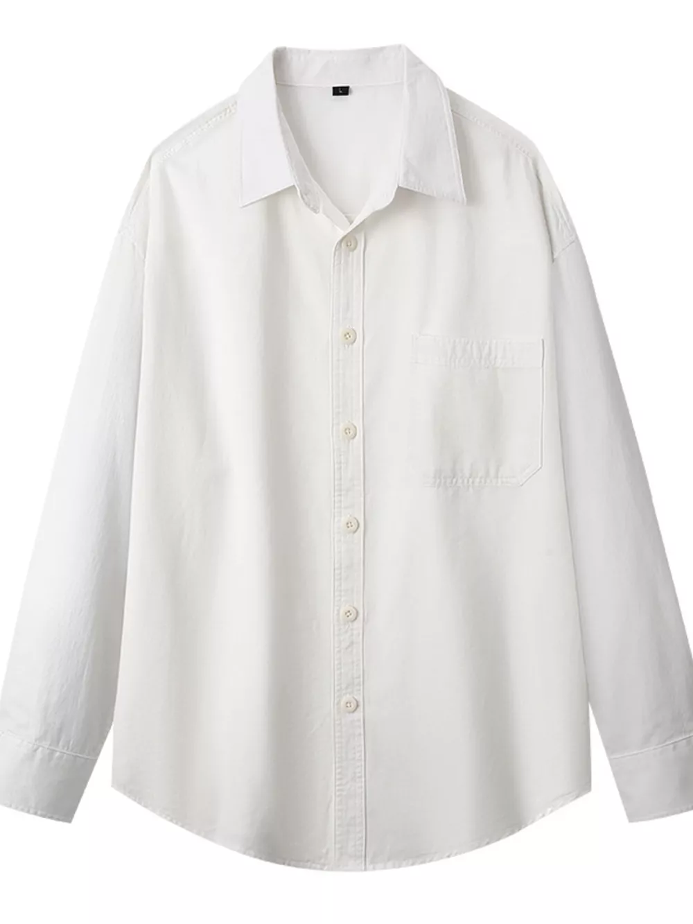 Men's Plus Size Button Up Long Sleeve Shirt, image 4