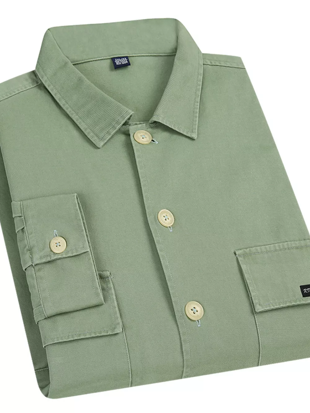 Men's Plus Size Casual Button Up Shirt, image 12