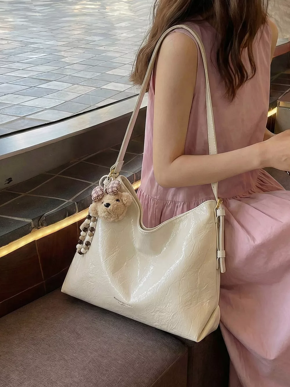 PU Leather Shoulder Bag