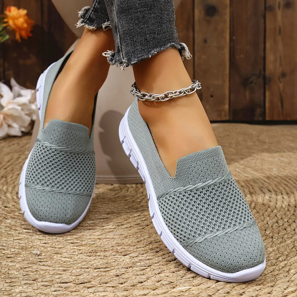 Breathable Mesh Athletic Slip-Ons, image 4