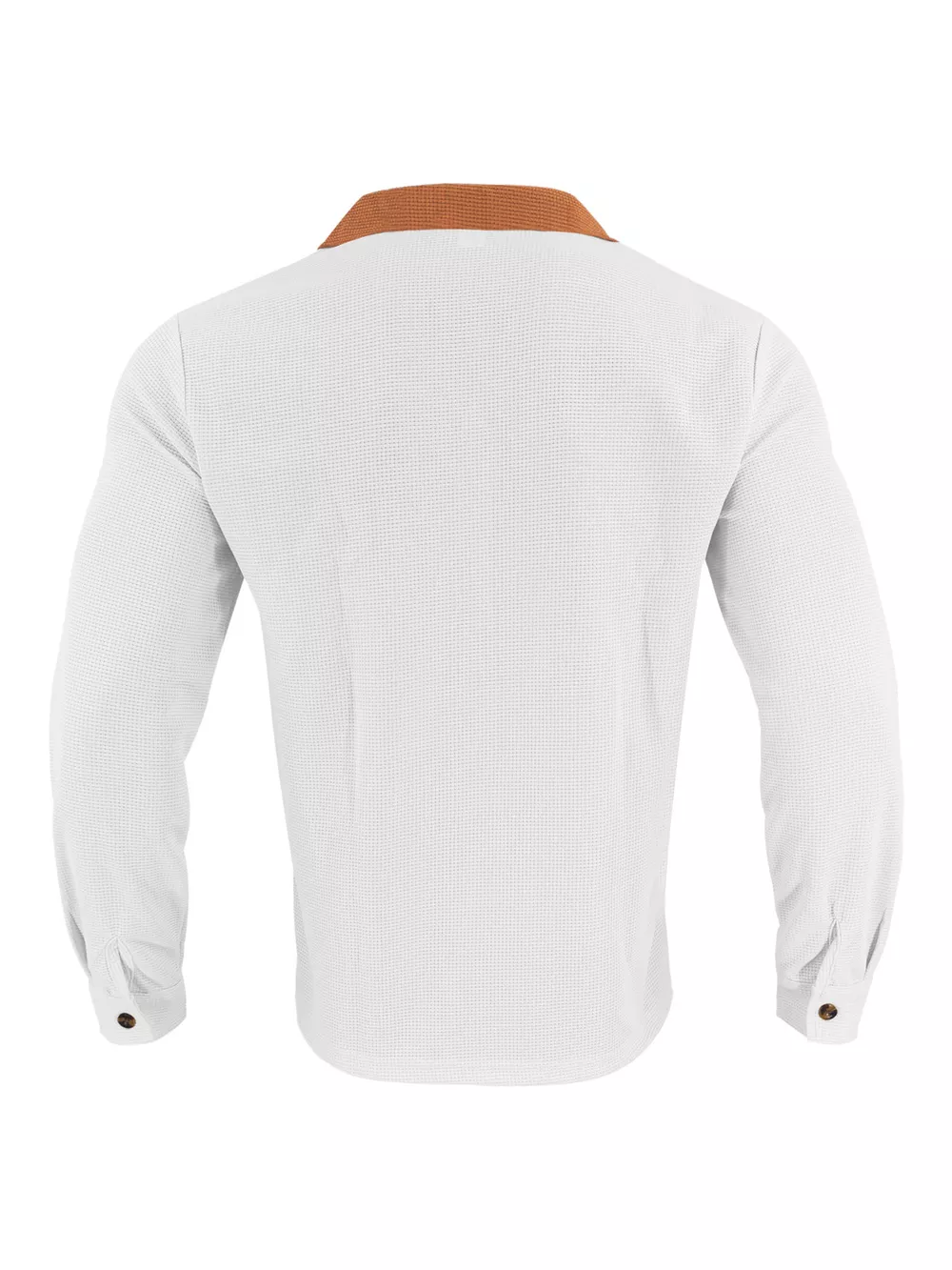 Men's Full Size Contrast Collar Button Up Shirt Plus Size, image 5