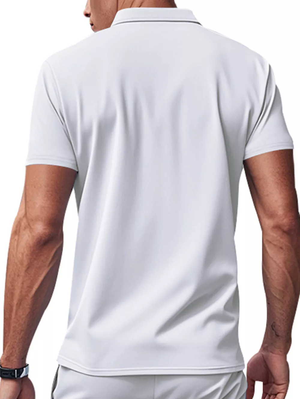 Men's Full Size Casual Short Sleeve Polo Plus Size, image 20