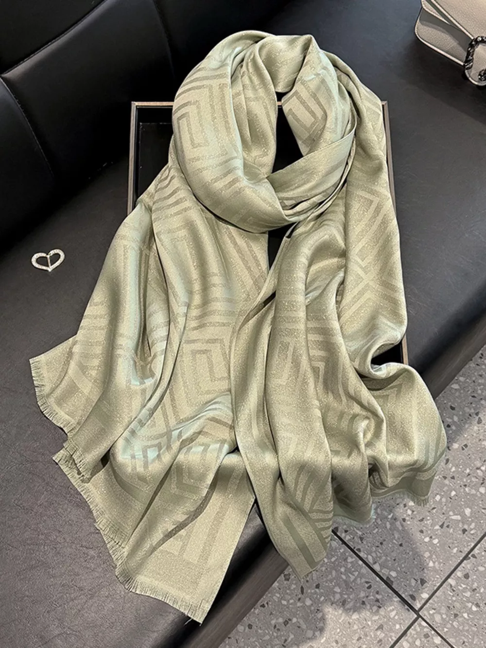 Raw Hem Lightweight Scarf, image 17