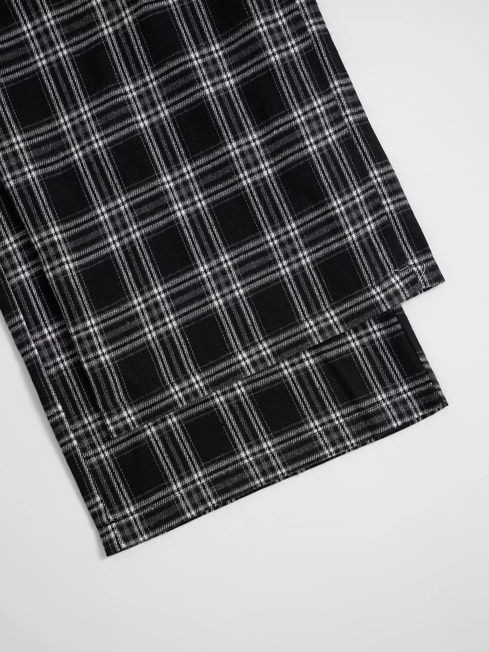 Relaxed Fit Plaid Pants, image 8