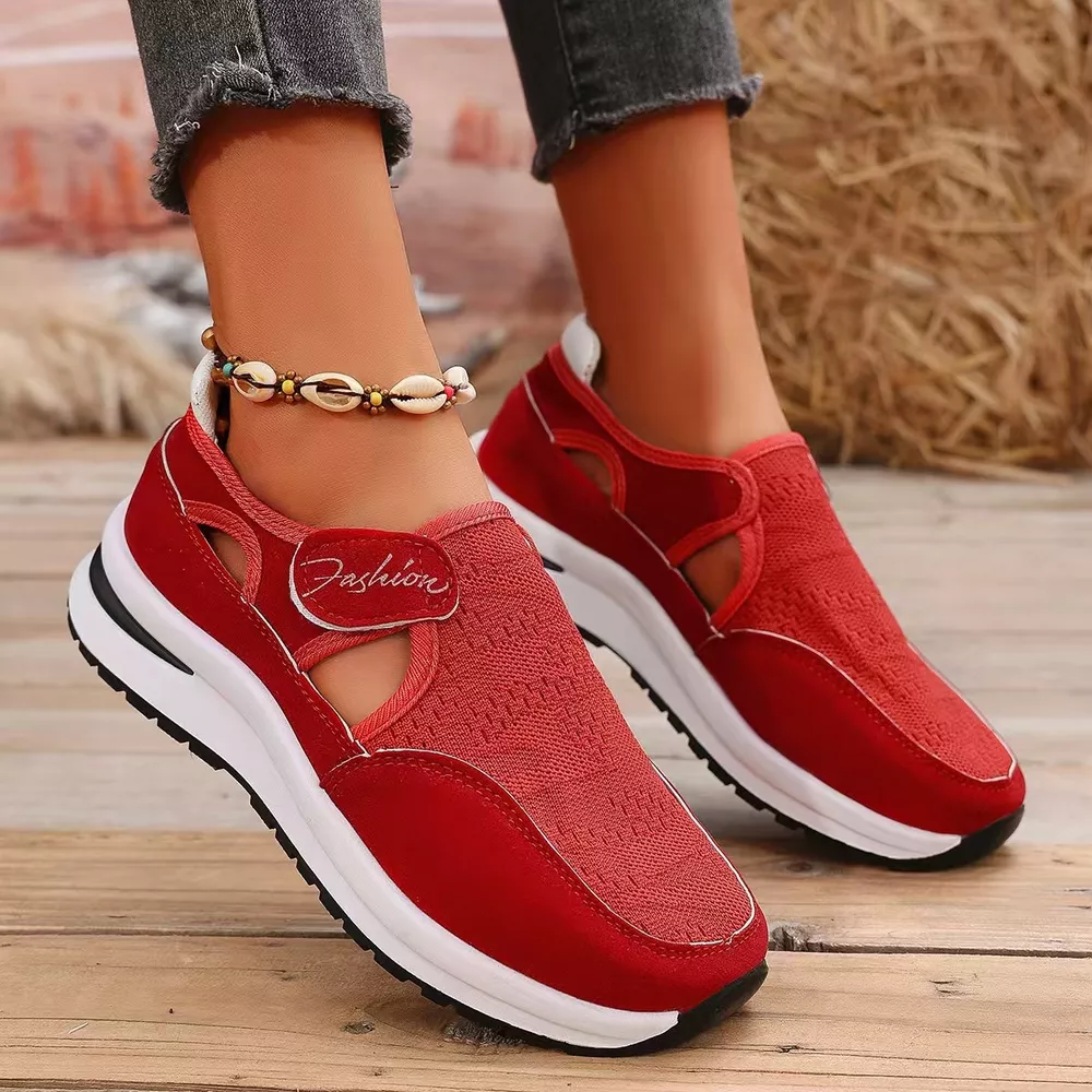 Breathable Mesh Velcro Shoes, image 7