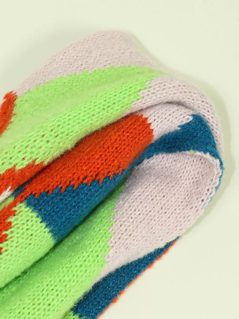 Knitted Fox Pattern Scarf, image 6