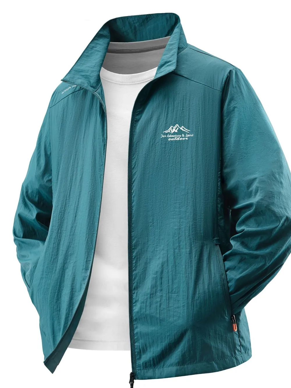 Men's Plus Size Lightweight Outdoor Windproof Jacket, image 3