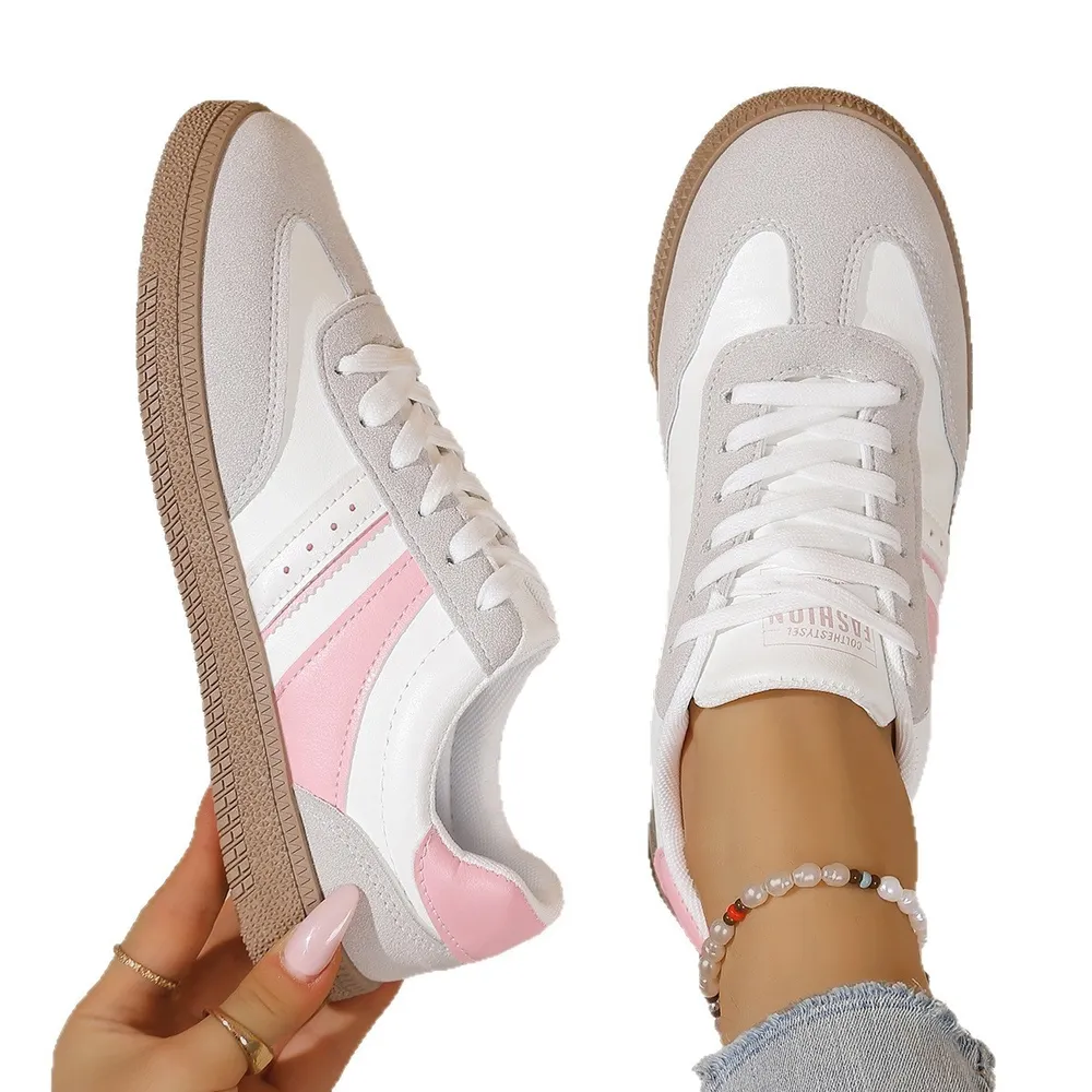 Round Toe Lace Up Sneakers, image 5