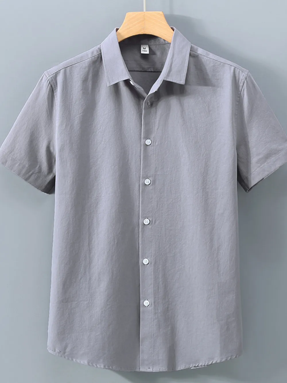 Men's Plus Size Short Sleeve Casual Shirt, image 8