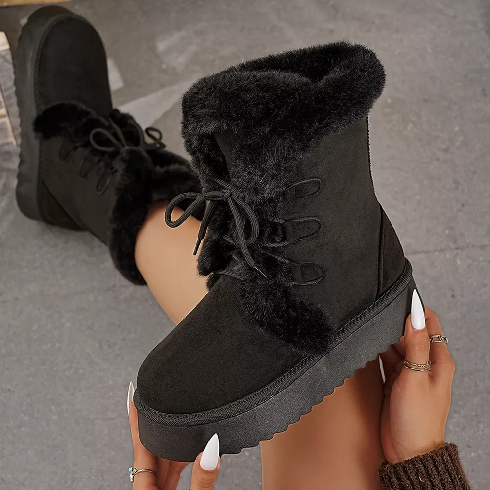 Round Toe Platform Boots, image 2