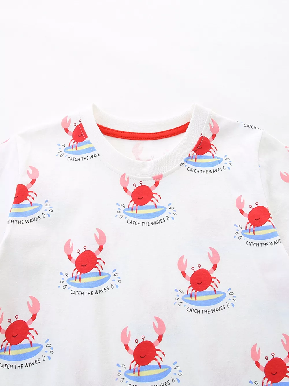 Children's Crab Print T-Shirt & Shorts Set, image 3