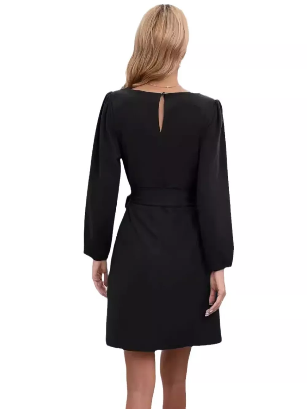Tie-Waist Mini Dress