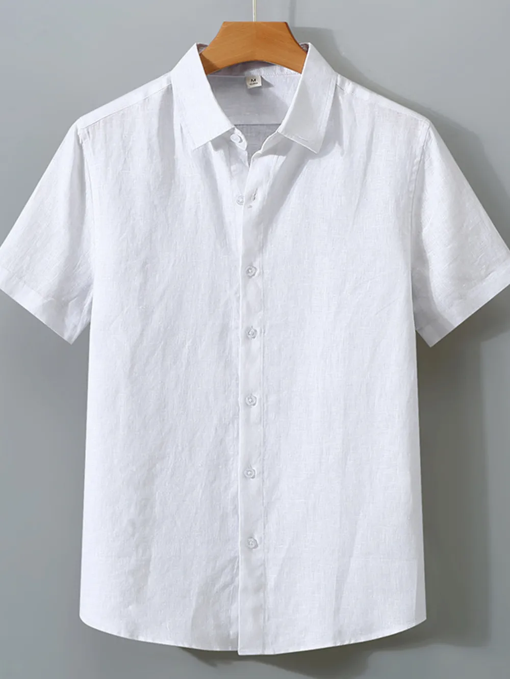 Men's Full Size Short Sleeve Button-Up Shirt Plus Size, image 2