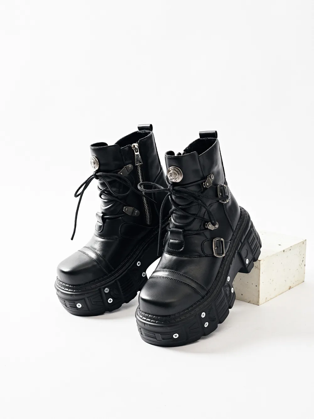 Lace Up Platform Boots, image 3