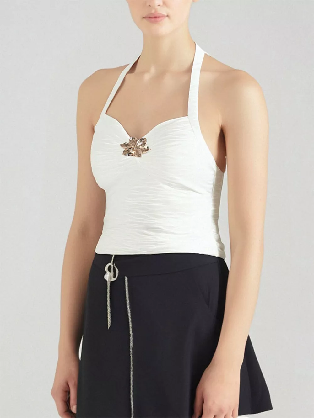 Ruched Halter Neck Cami, image 10