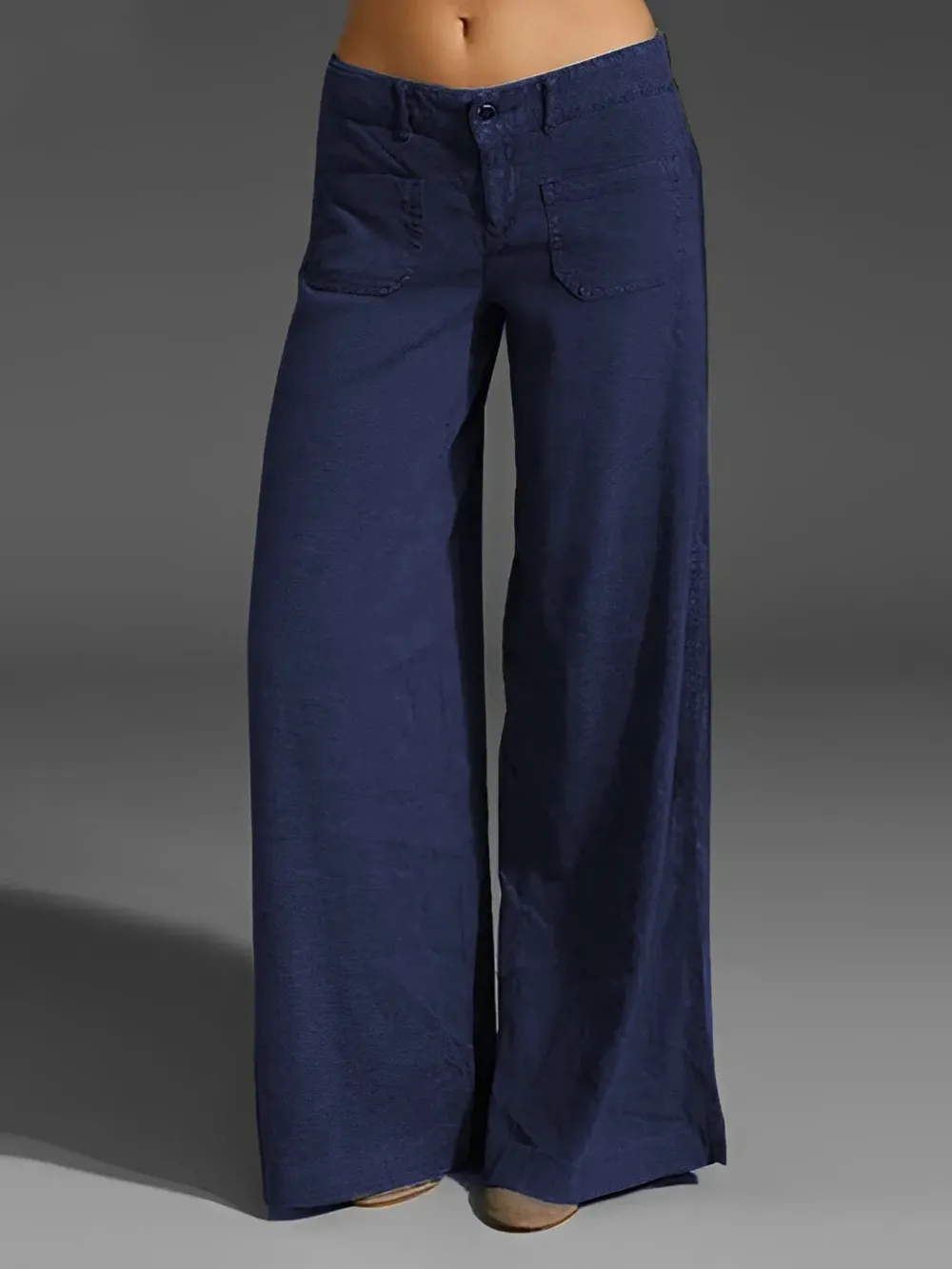Full Size Wide Leg Pants with Pockets Plus Size, image 19