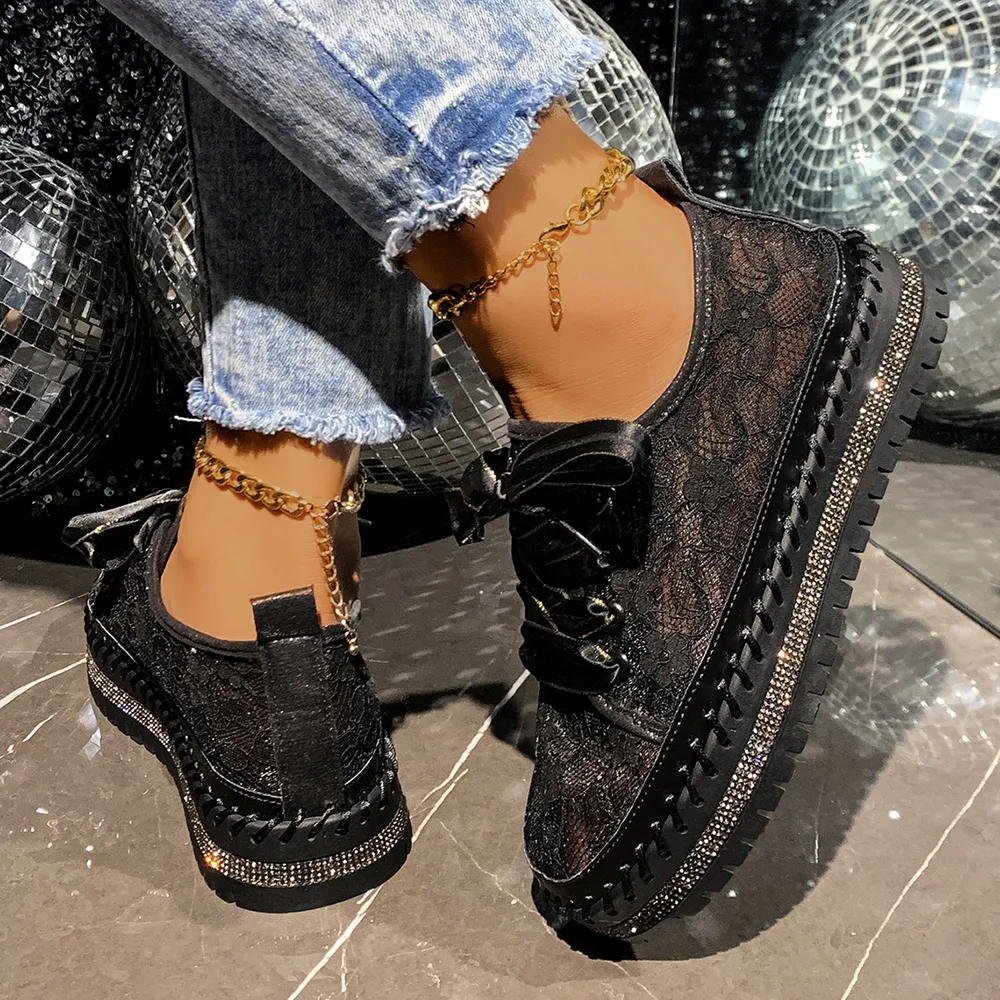 Round Toe Platform Loafers, image 14