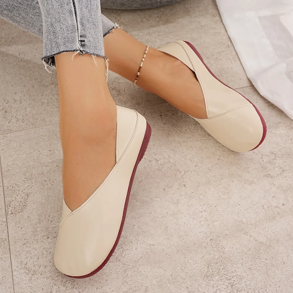 Round Toe Flats Slip-Ons, image 15