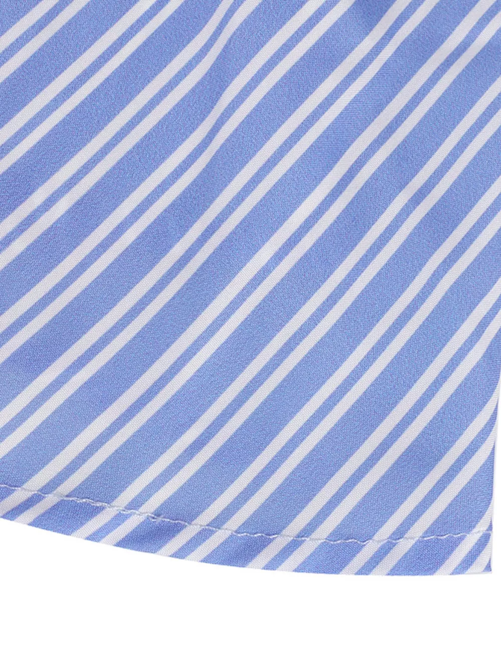Striped Tie-Front Peplum Cami, image 11