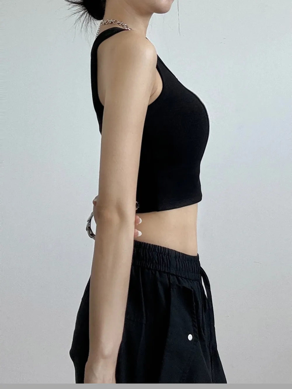 Ribbed Crop Tank Top, image 10