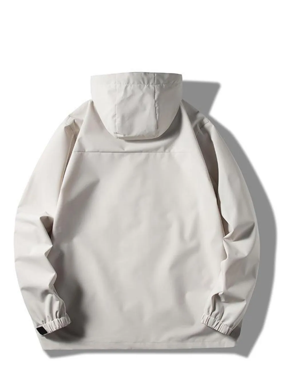 Men's Plus Size Long Sleeve Hooded Jacket, image 3