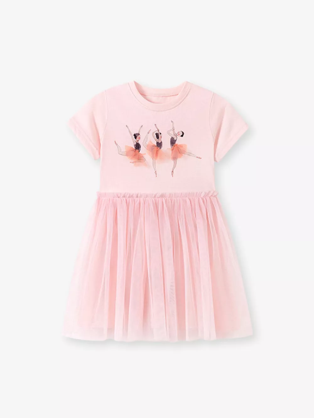 Children's Ballerina Short Sleeve Tulle Dress, image 2