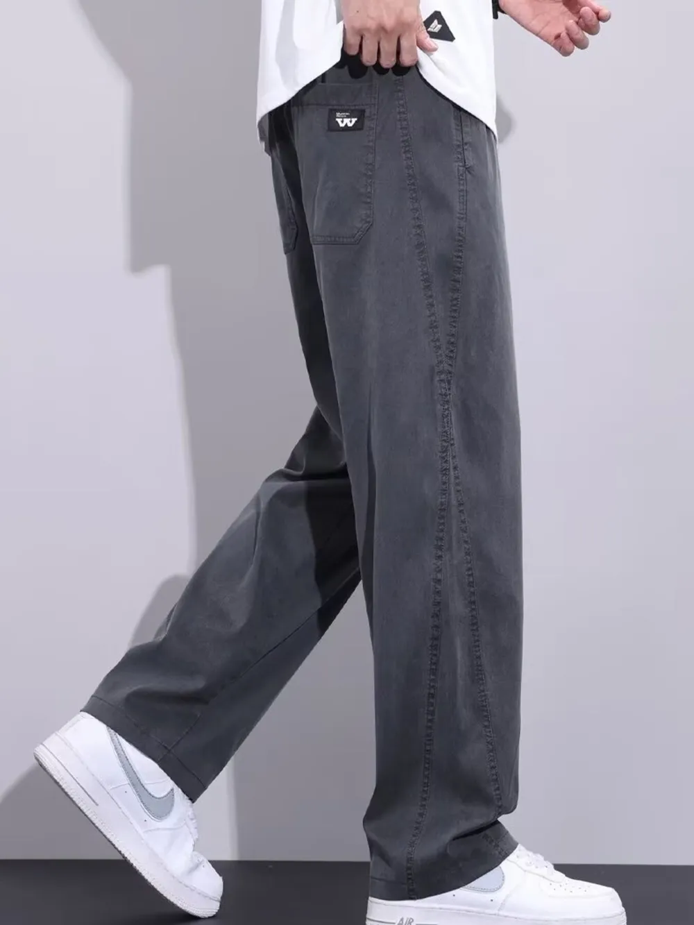 Men's Plus Size Relaxed Fit Drawstring Pants, image 4