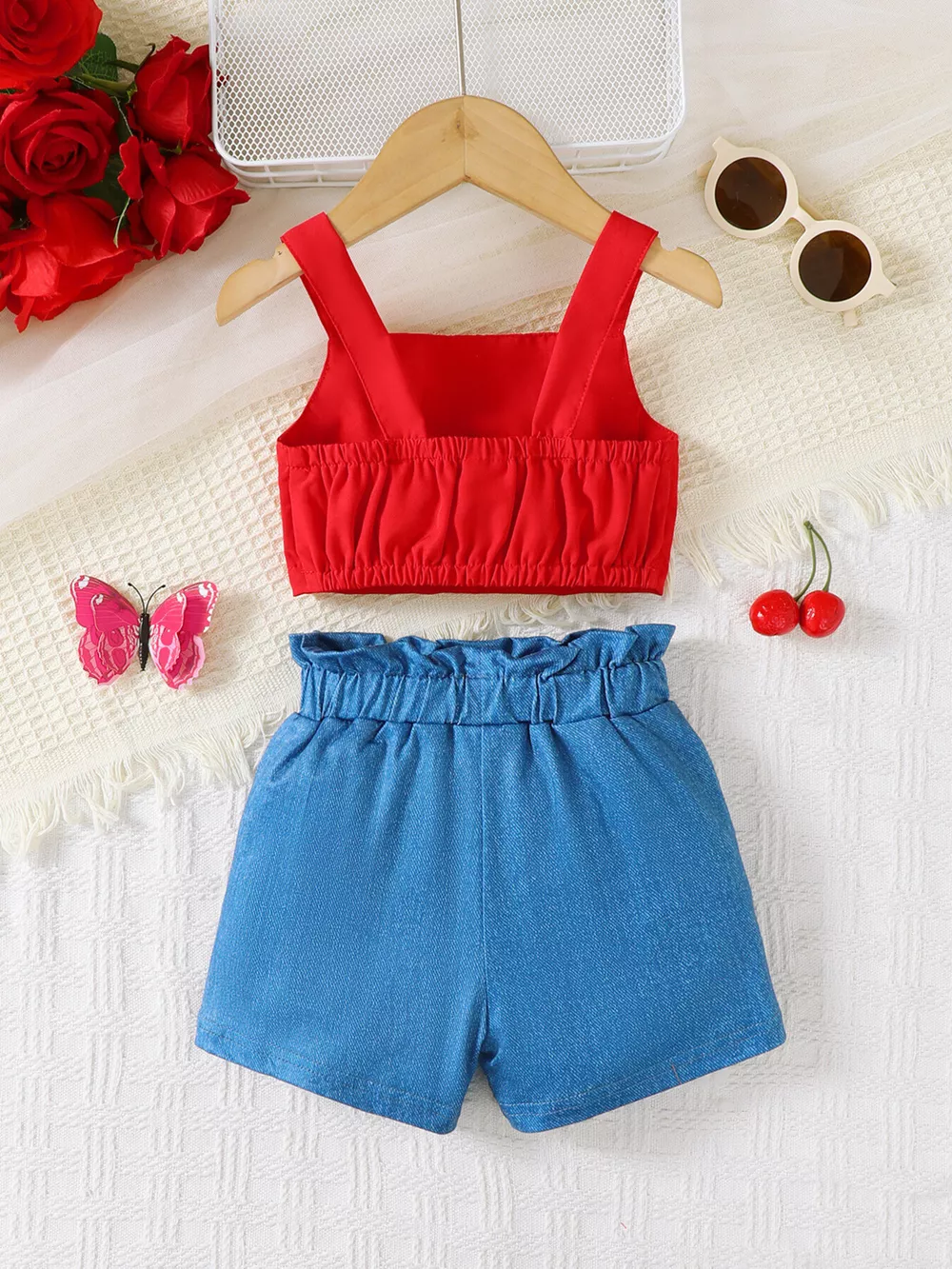 Children's Bow Tank and Shorts Set, image 5