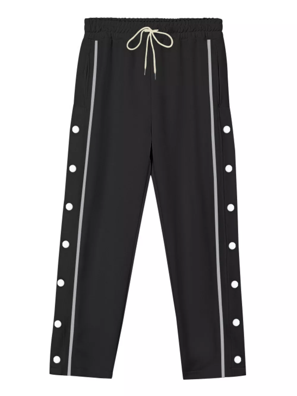 Men's Full Size Side Snap Button Pants Plus Size, image 14
