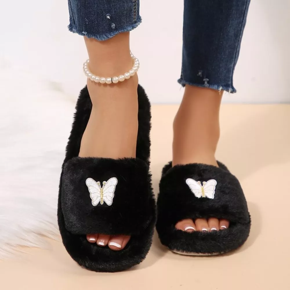 Butterfly Open Toe Slippers, image 5