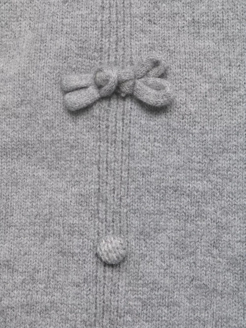 Bow-Detail Knit Sweater Vest, image 9